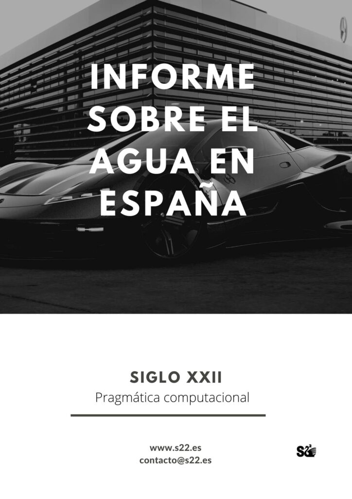 Informe sobre el agua en España Informe sobre el agua en España